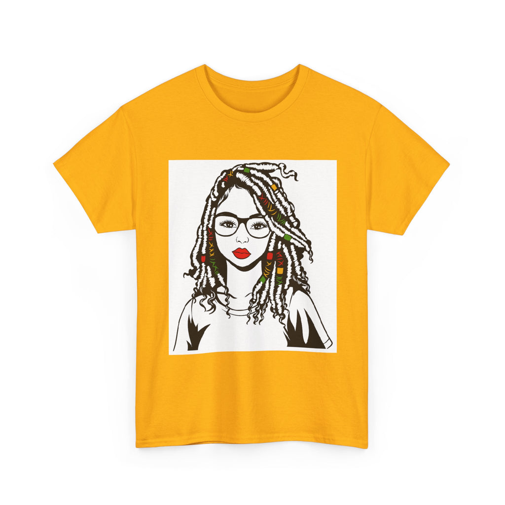 " It's the Locs" Tee, Unisex Heavy Cotton Shirt, Casual Wear for Art Lovers, Gift for Creative Friends, Perfect for Everyday Outfits