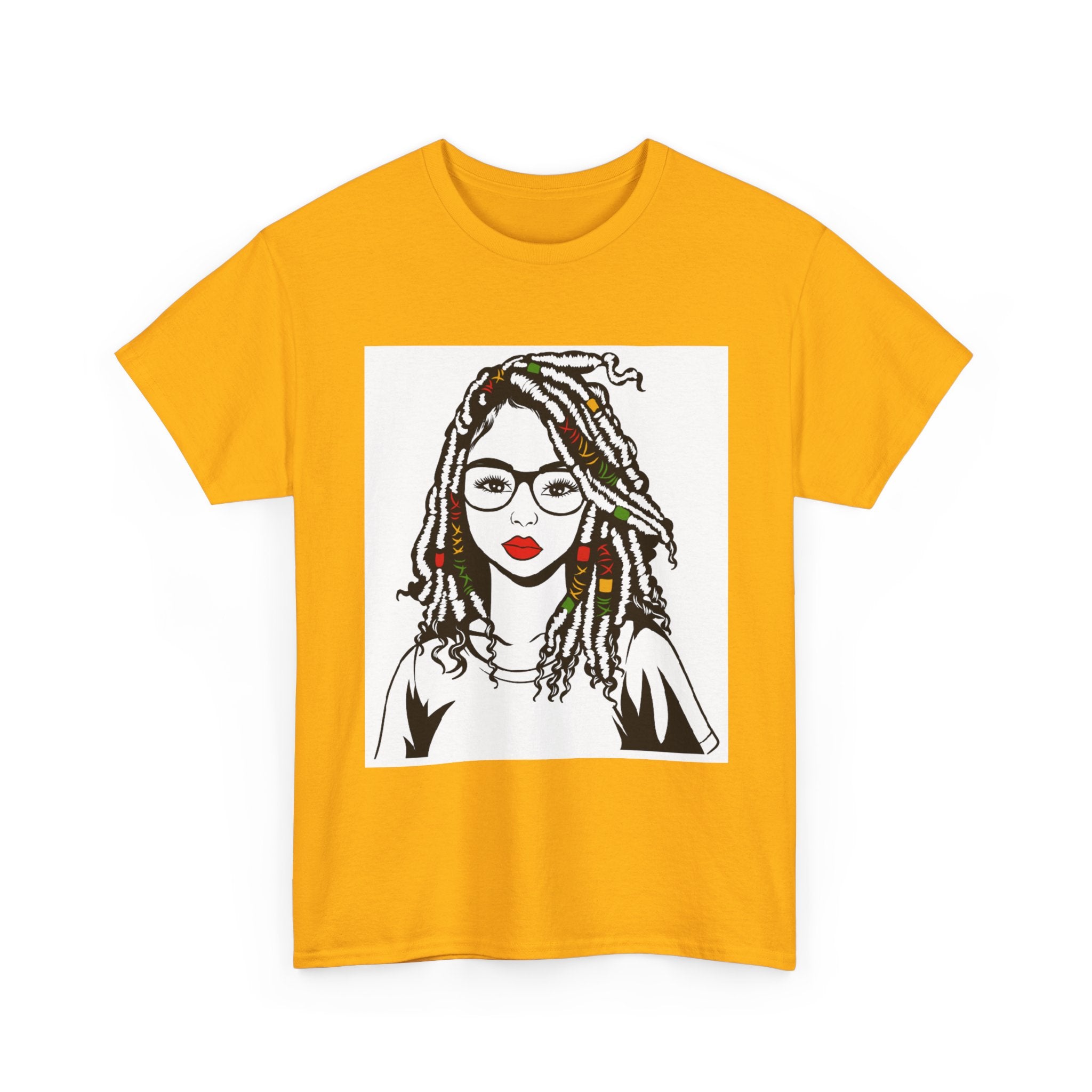 " It's the Locs" Tee, Unisex Heavy Cotton Shirt, Casual Wear for Art Lovers, Gift for Creative Friends, Perfect for Everyday Outfits