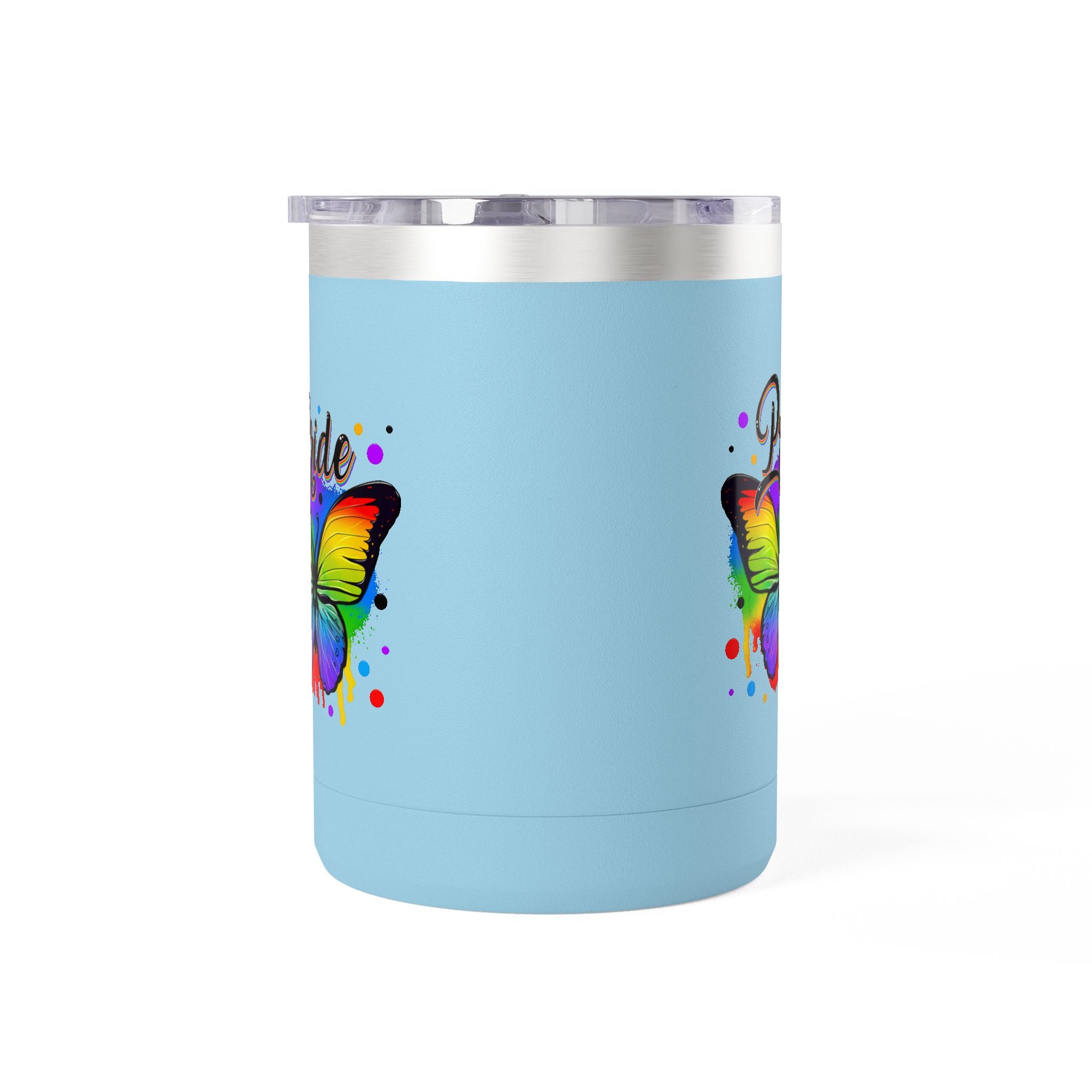 Pride Rainbow Butterfly 15oz Travel Mug