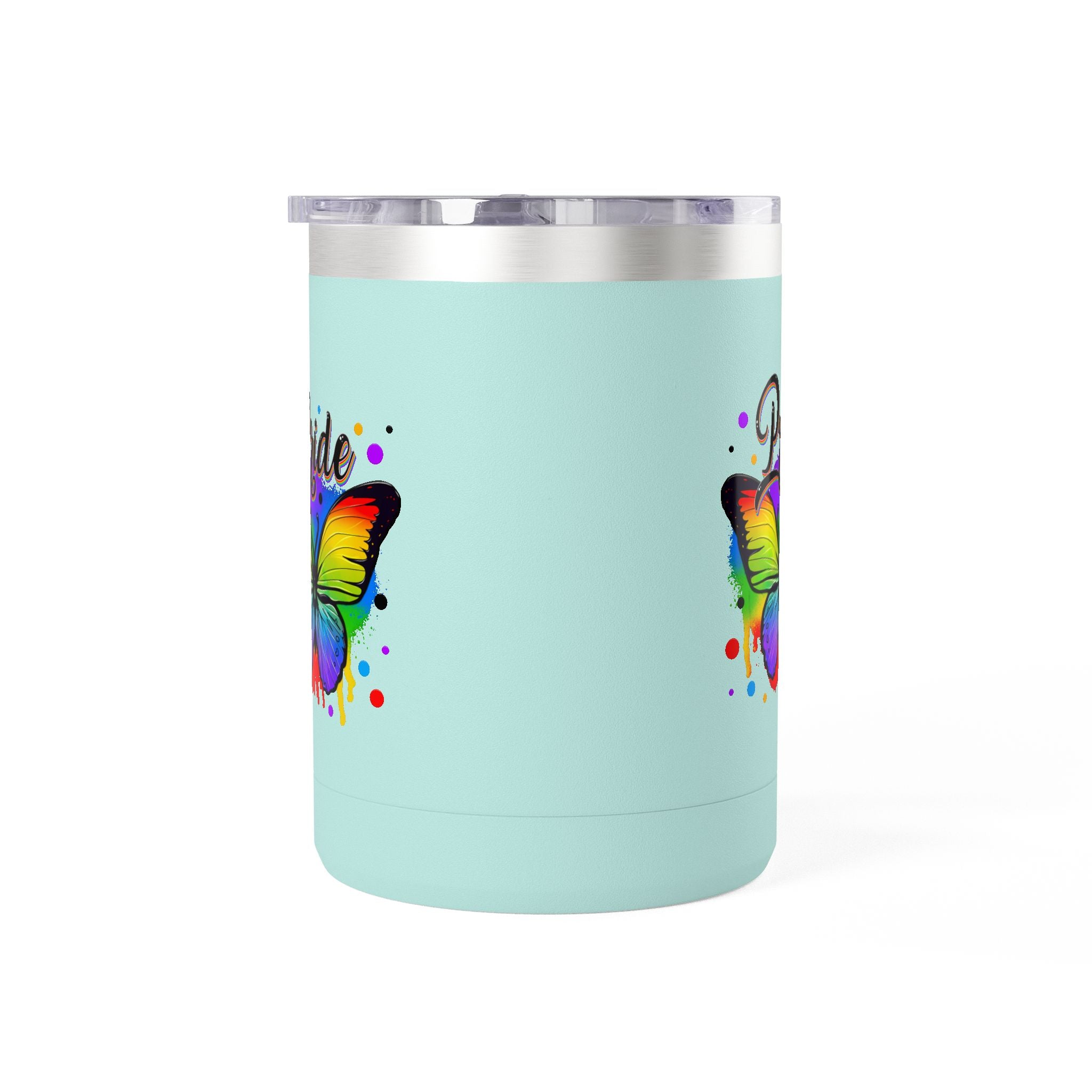 Pride Rainbow Butterfly 15oz Travel Mug