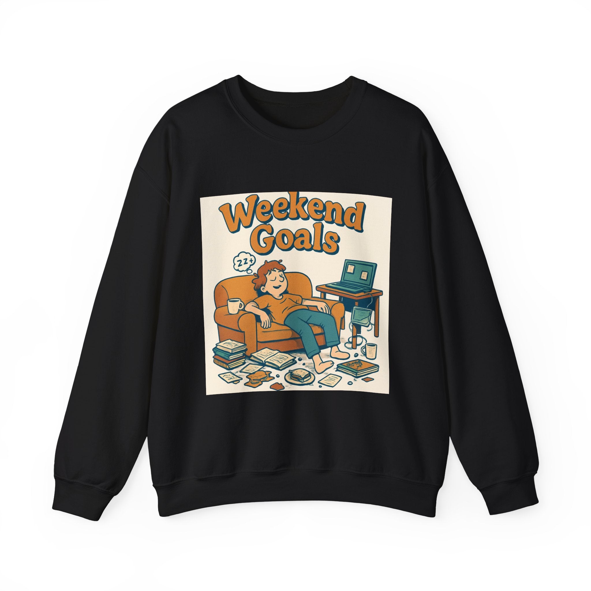 " Weekend Goals" Unisex Heavy Blend™ Crewneck Sweatshirt