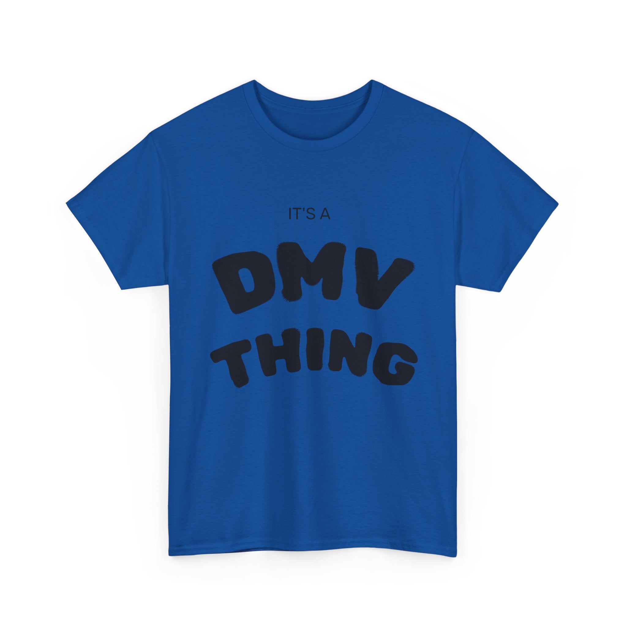 "DMV Thing" Unisex Heavy Cotton Tee, Perfect for DMV Lovers, Gifts for Friends, Casual Wear, Fun & Quirky T-Shirt, Everyday Style