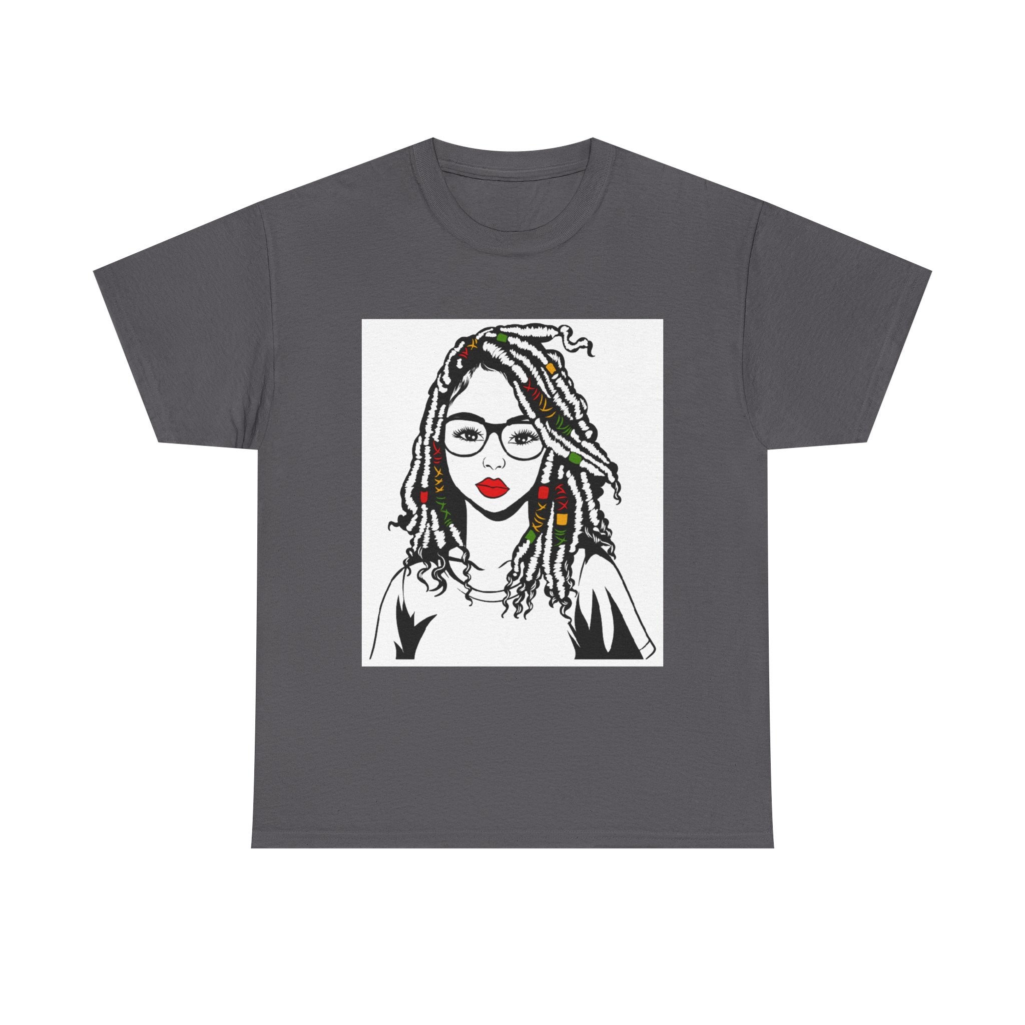 " It's the Locs" Tee, Unisex Heavy Cotton Shirt, Casual Wear for Art Lovers, Gift for Creative Friends, Perfect for Everyday Outfits