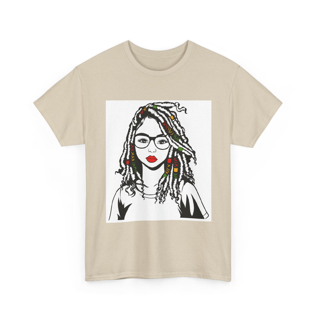 " It's the Locs" Tee, Unisex Heavy Cotton Shirt, Casual Wear for Art Lovers, Gift for Creative Friends, Perfect for Everyday Outfits