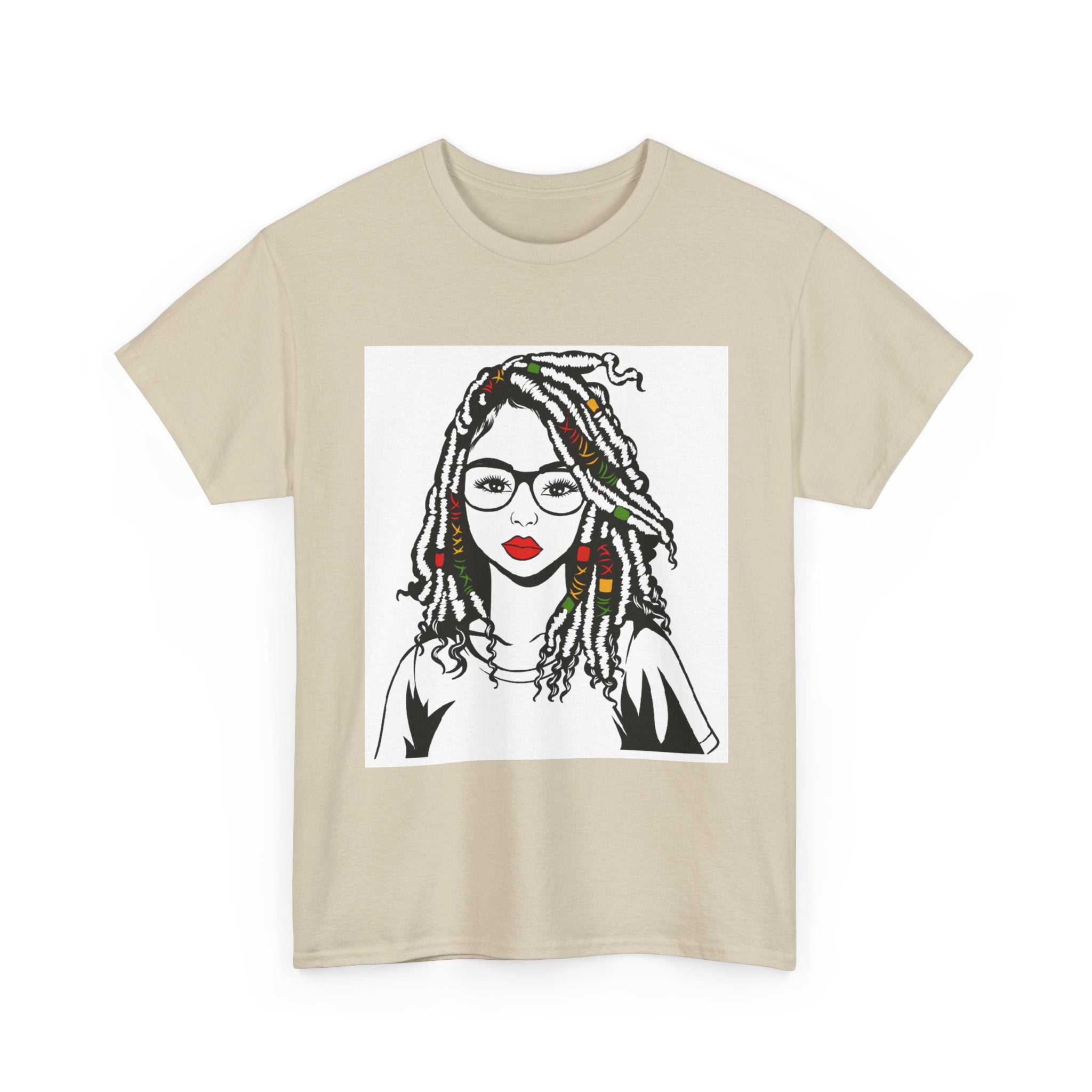 " It's the Locs" Tee, Unisex Heavy Cotton Shirt, Casual Wear for Art Lovers, Gift for Creative Friends, Perfect for Everyday Outfits