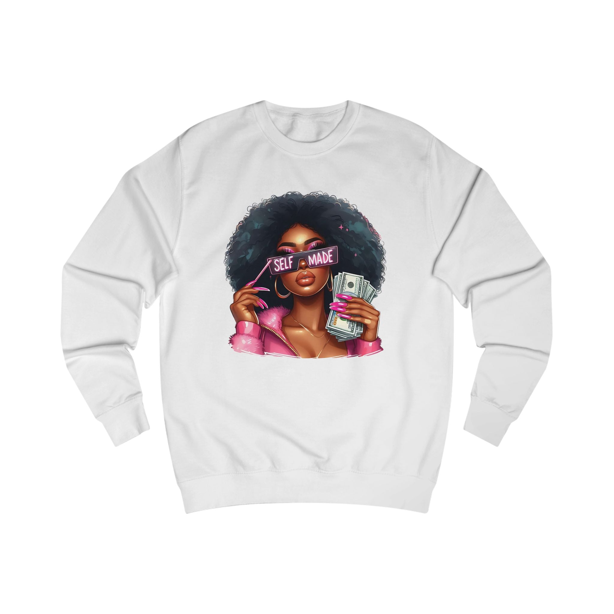 Self-Made Vibes Unisex Sweatshirt, Empowerment Gift, Inspiring Fashion, Cozy Outfit, Motivational Apparel