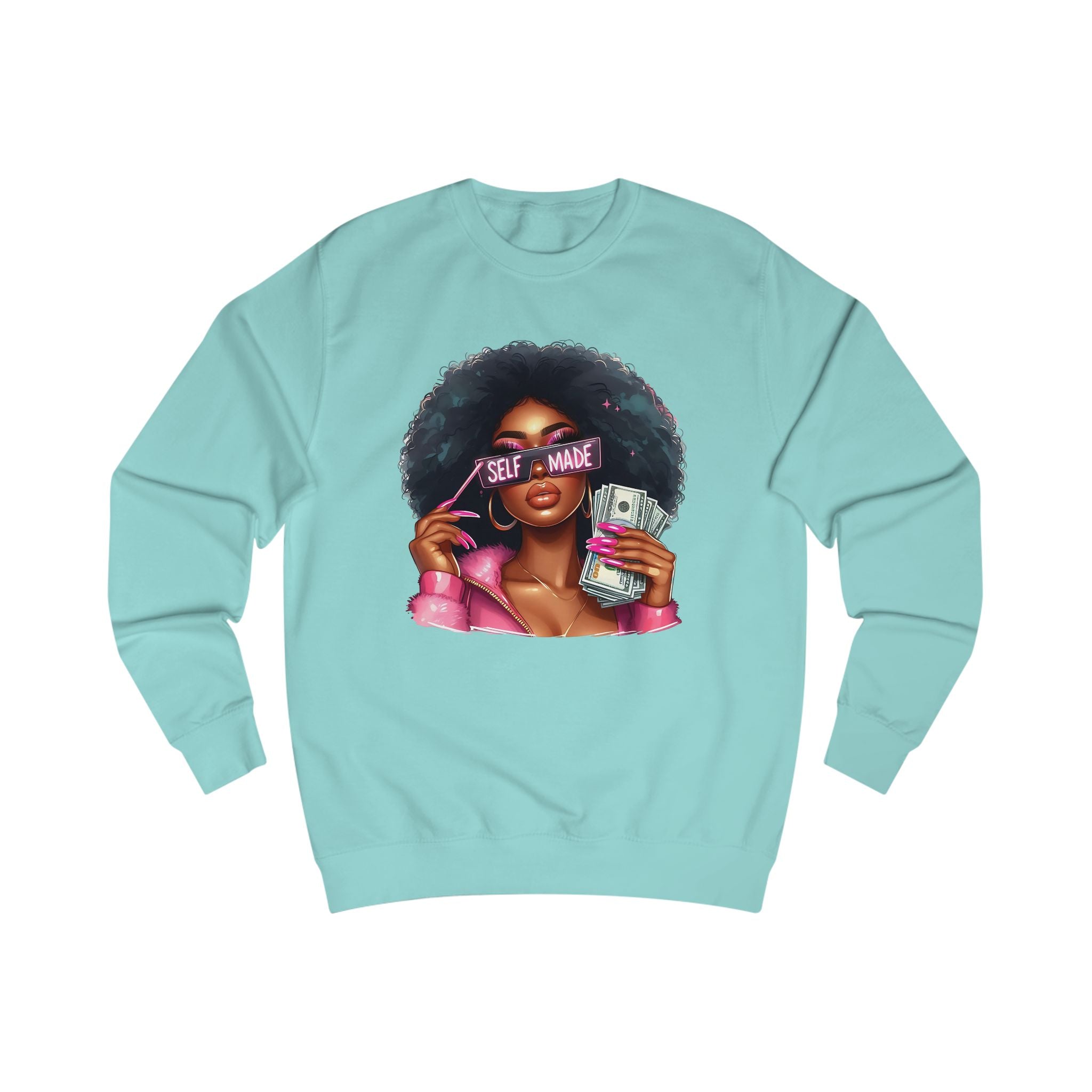 Self-Made Vibes Unisex Sweatshirt, Empowerment Gift, Inspiring Fashion, Cozy Outfit, Motivational Apparel