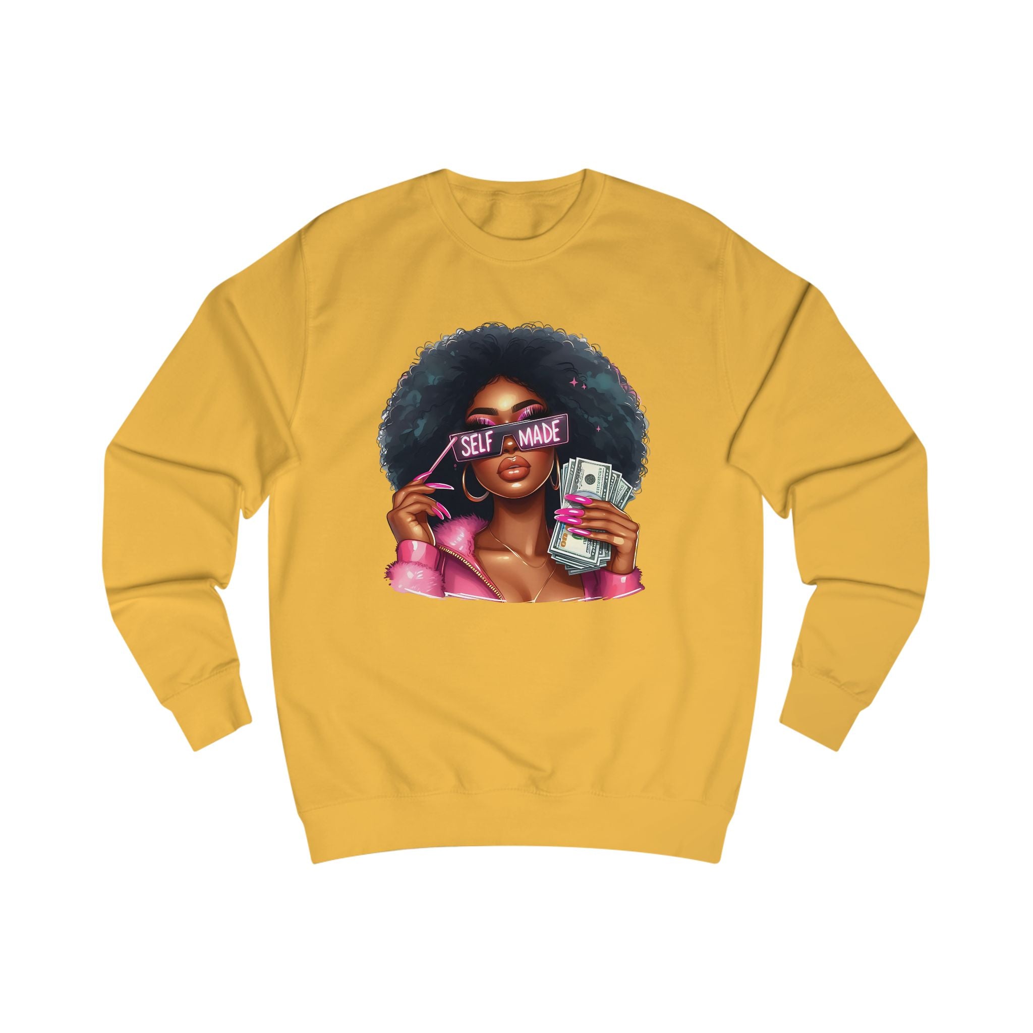 Self-Made Vibes Unisex Sweatshirt, Empowerment Gift, Inspiring Fashion, Cozy Outfit, Motivational Apparel