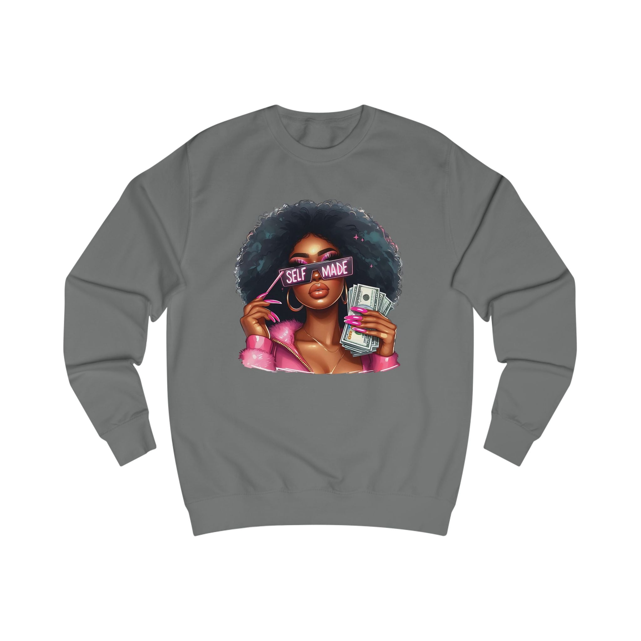 Self-Made Vibes Unisex Sweatshirt, Empowerment Gift, Inspiring Fashion, Cozy Outfit, Motivational Apparel