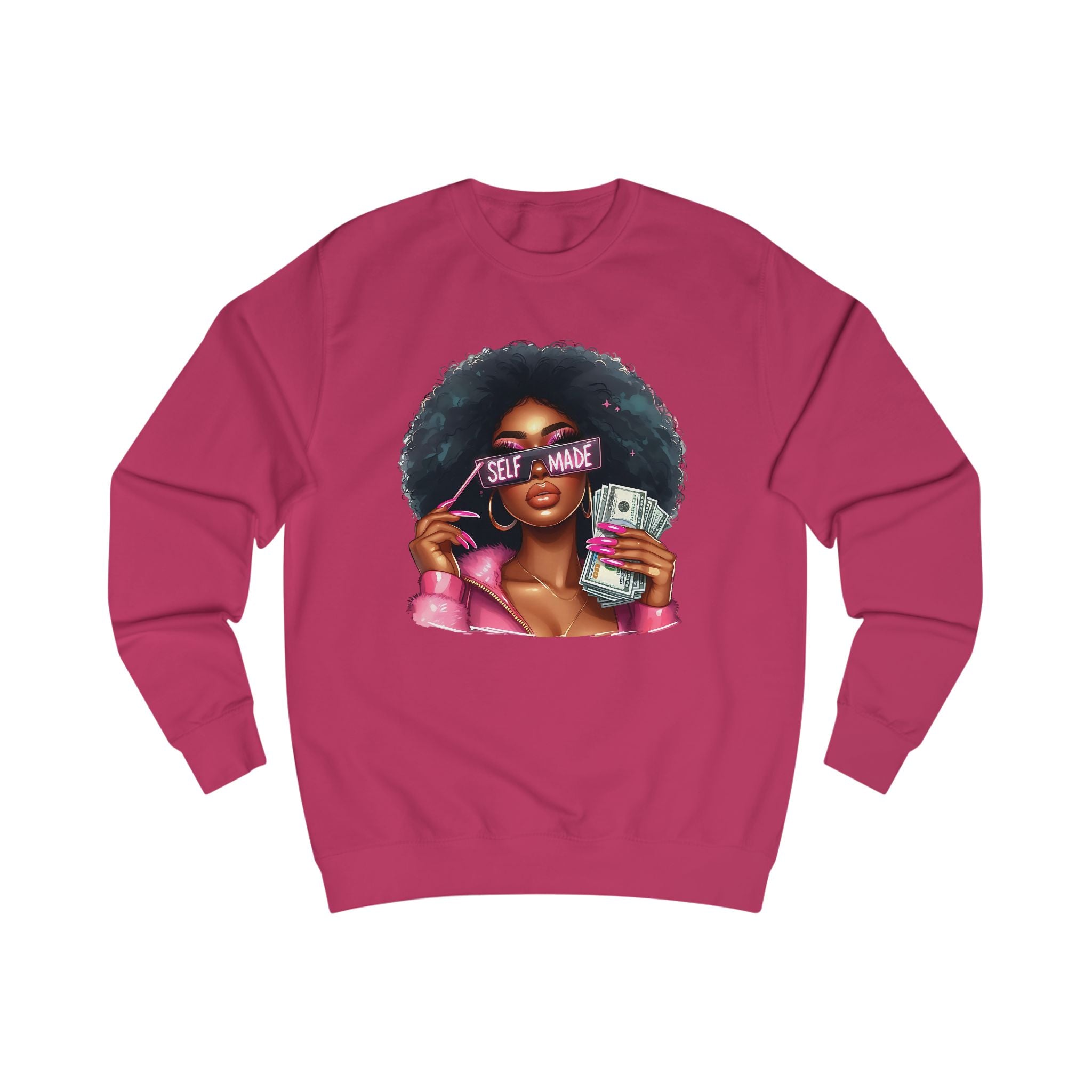 Self-Made Vibes Unisex Sweatshirt, Empowerment Gift, Inspiring Fashion, Cozy Outfit, Motivational Apparel