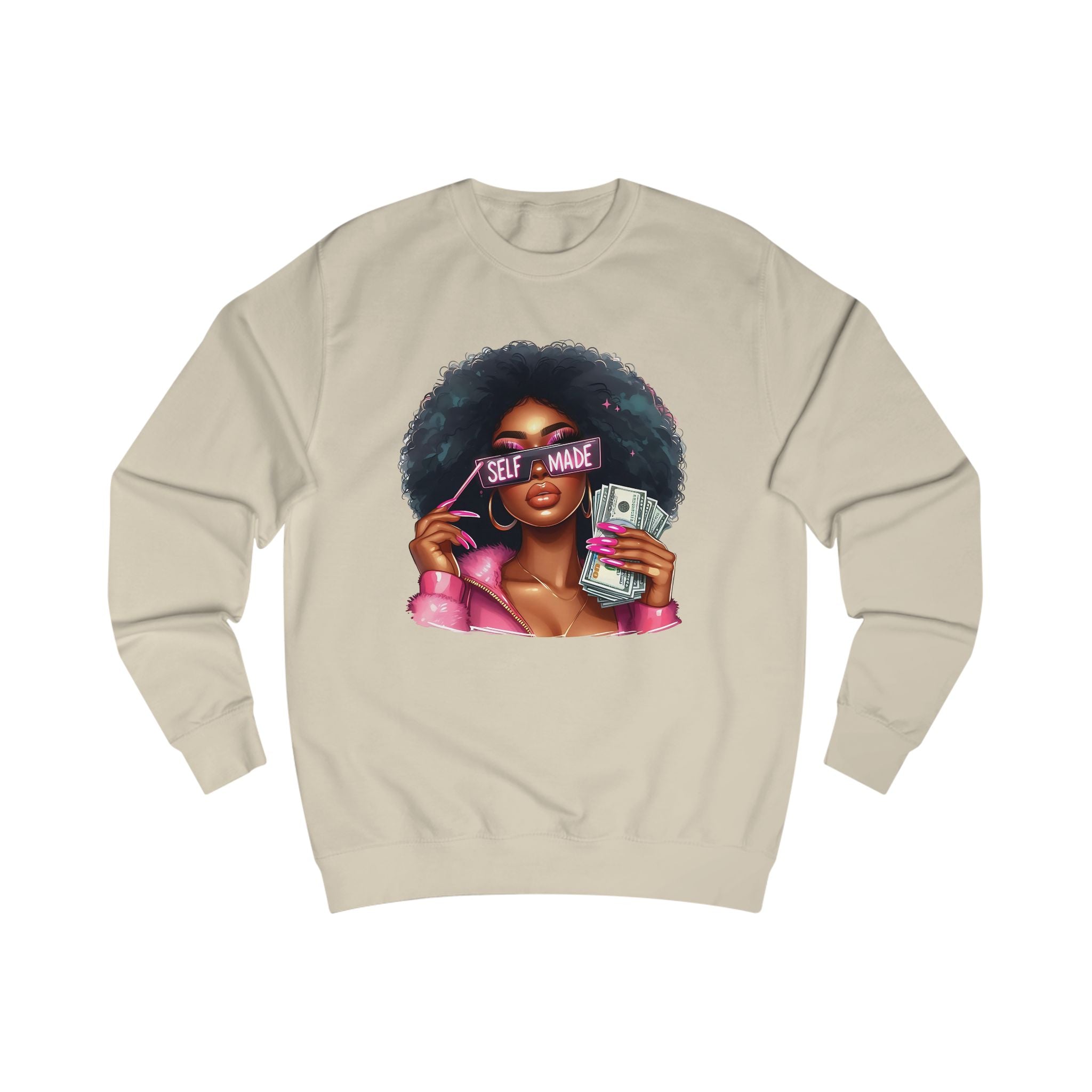 Self-Made Vibes Unisex Sweatshirt, Empowerment Gift, Inspiring Fashion, Cozy Outfit, Motivational Apparel