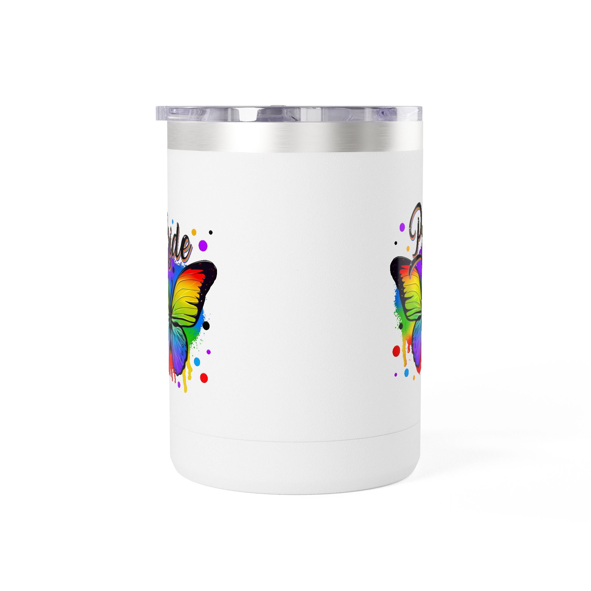 Pride Rainbow Butterfly 15oz Travel Mug
