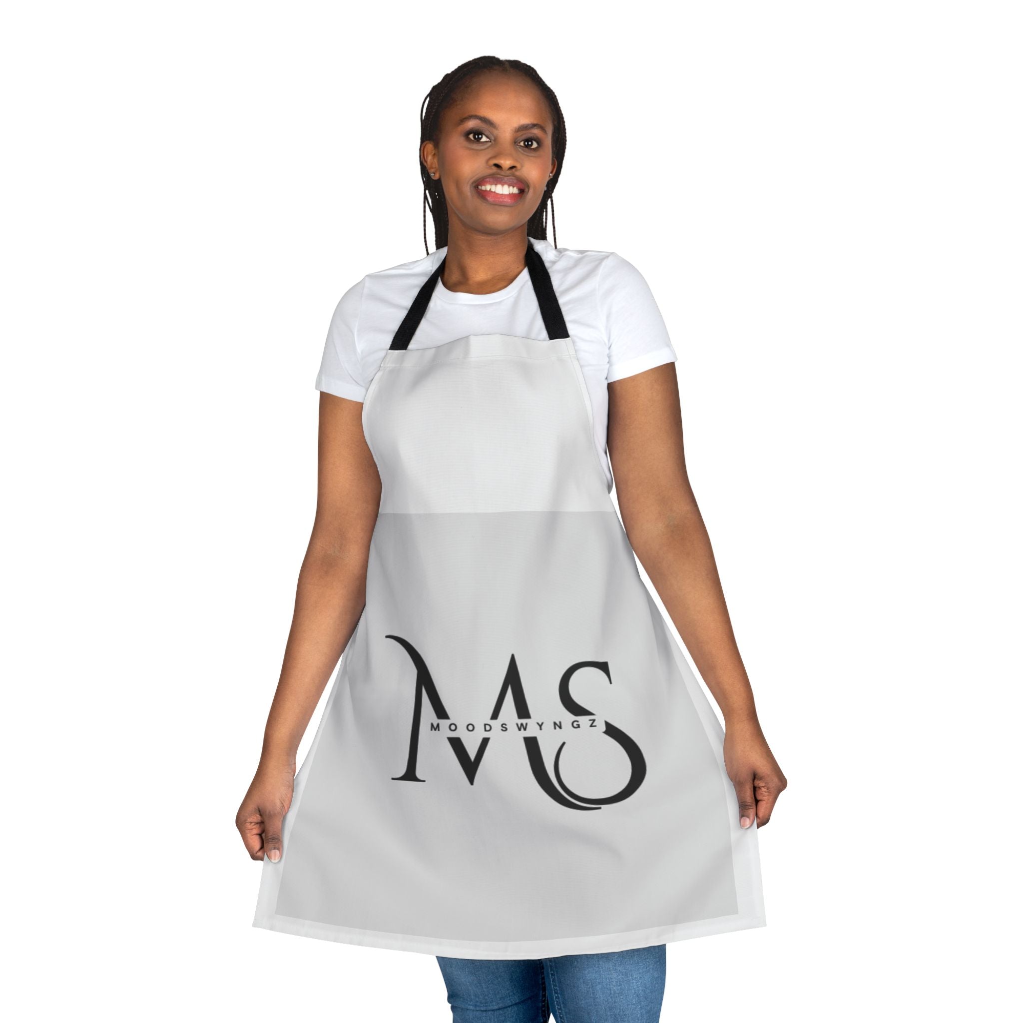 MOODSWYNGZ Logo Apron — Custom Chef Apron with Monogram Accent