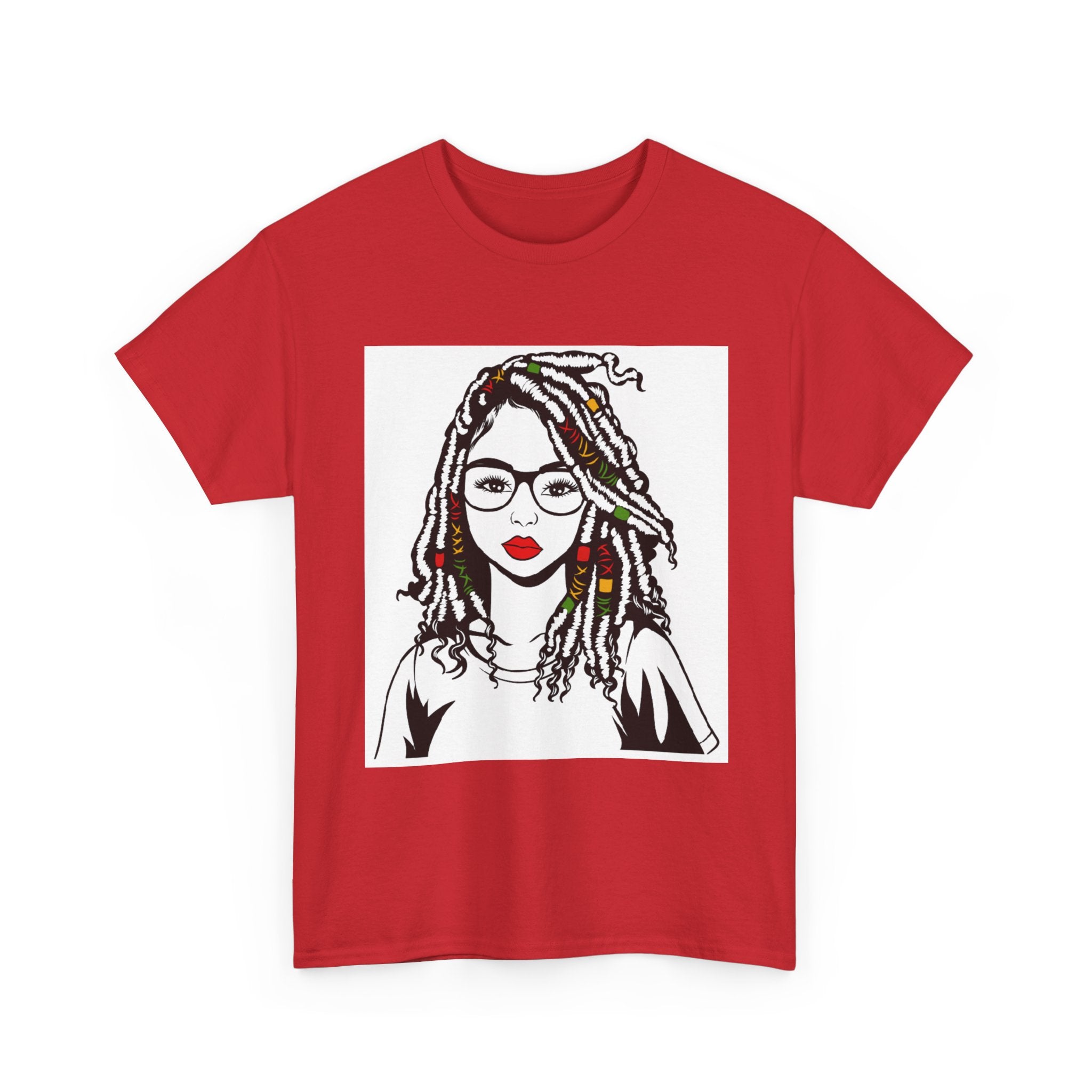 " It's the Locs" Tee, Unisex Heavy Cotton Shirt, Casual Wear for Art Lovers, Gift for Creative Friends, Perfect for Everyday Outfits