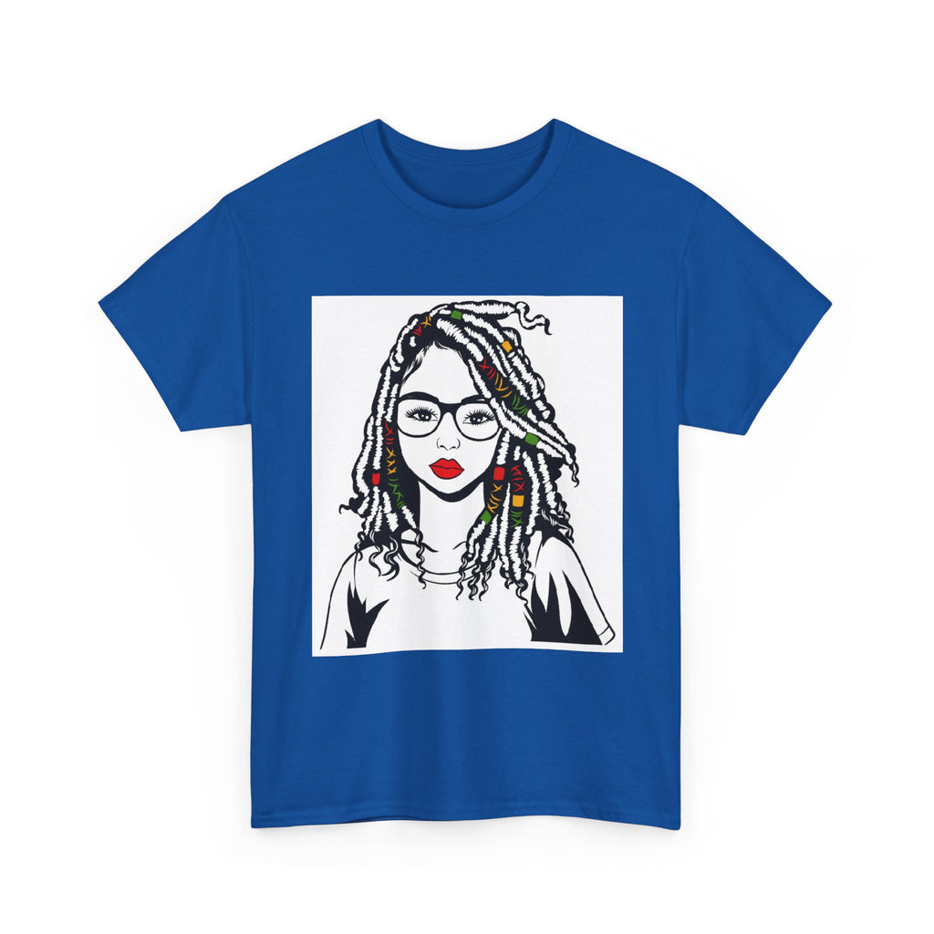 " It's the Locs" Tee, Unisex Heavy Cotton Shirt, Casual Wear for Art Lovers, Gift for Creative Friends, Perfect for Everyday Outfits