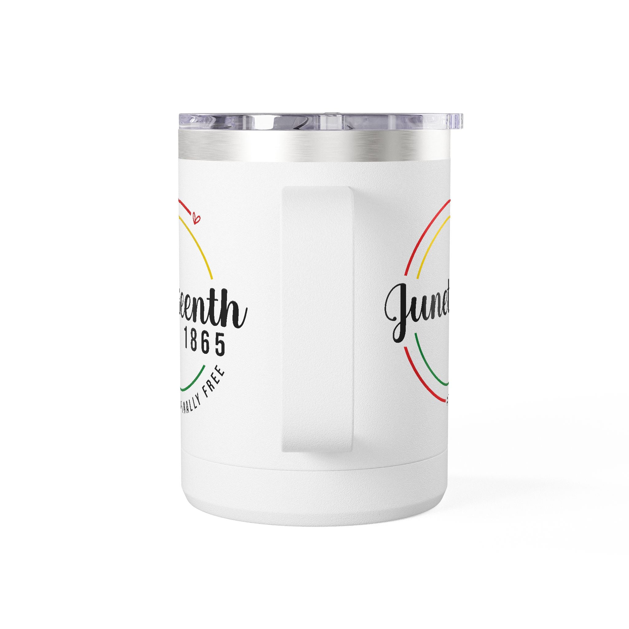 Juneteenth 1865 Travel Mug – "Officially Free" 15oz Insulated Tumbler