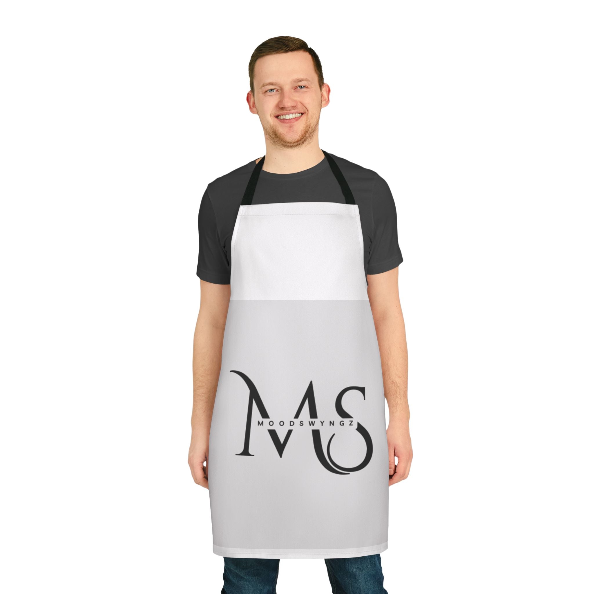 MOODSWYNGZ Logo Apron — Custom Chef Apron with Monogram Accent