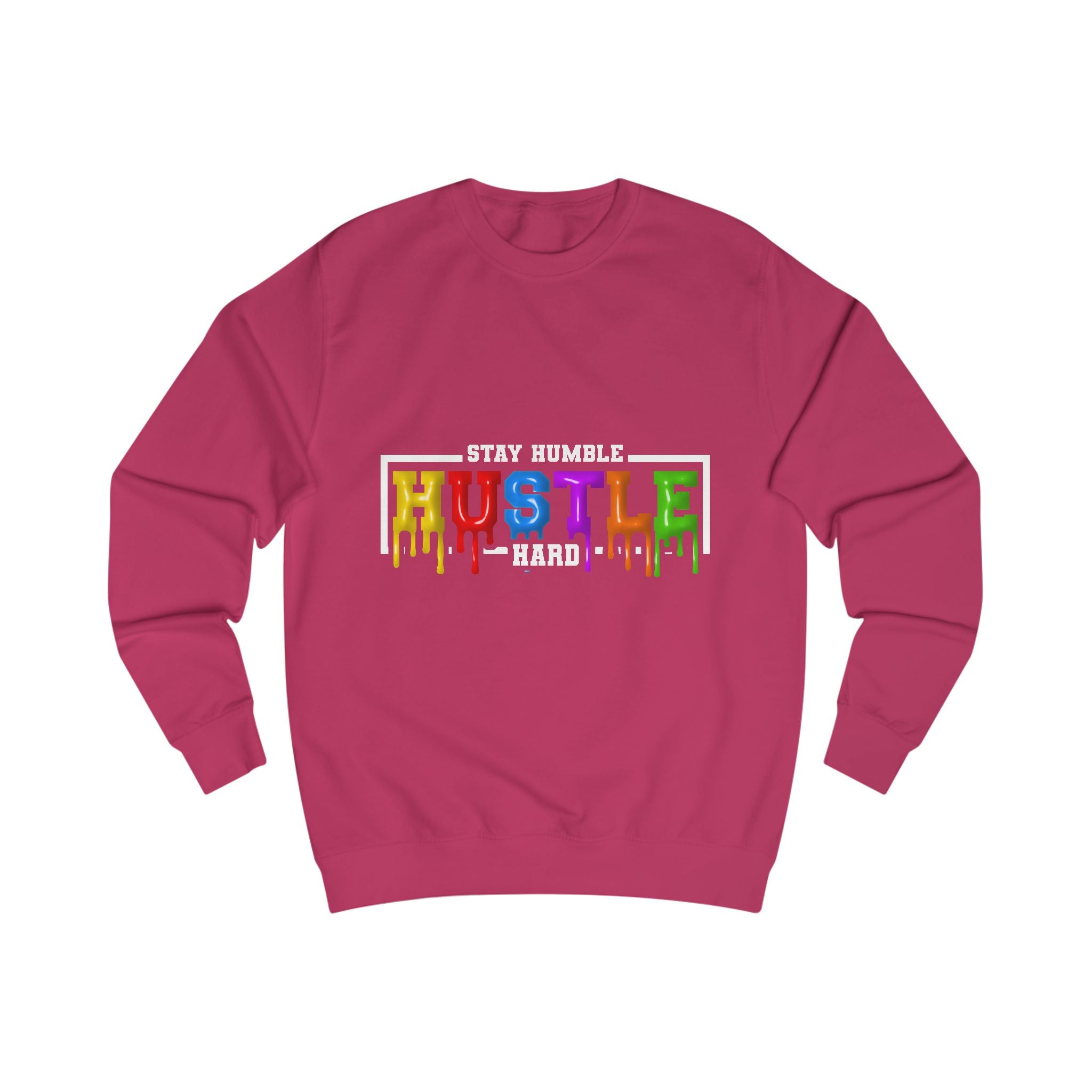 "Hustle" Unisex Sweatshirt - Motivational Gift for Entrepreneurs, Cozy Fashion, Perfect for Work, Motivation, Casual Wear