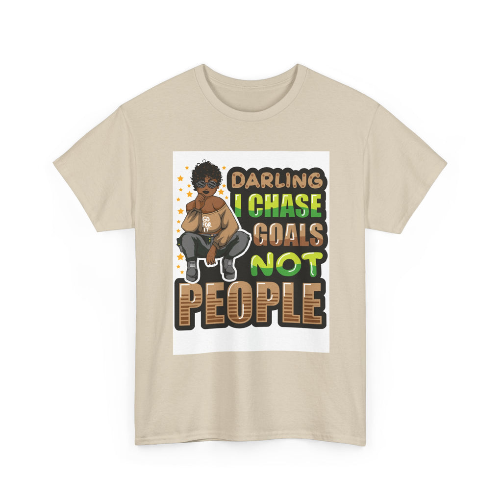 "Chase Goals" Tee, Motivational T-Shirt, Inspirational Wear, Casual Gift, Unisex Fashion, Everyday Wear, Positive Vibes