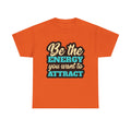 'Positive Energy "Tee, Motivational Graphic T-Shirt, Inspirational Gift, Casual Wear, Self-Care Reminder, Everyday Comfort