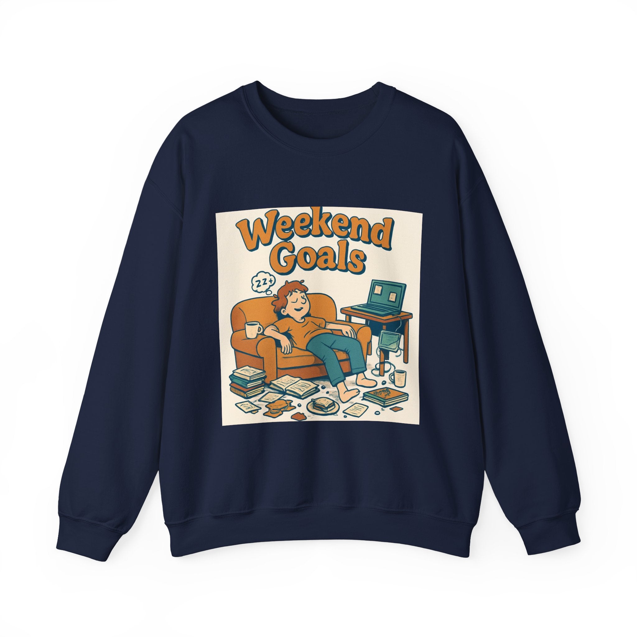 " Weekend Goals" Unisex Heavy Blend™ Crewneck Sweatshirt