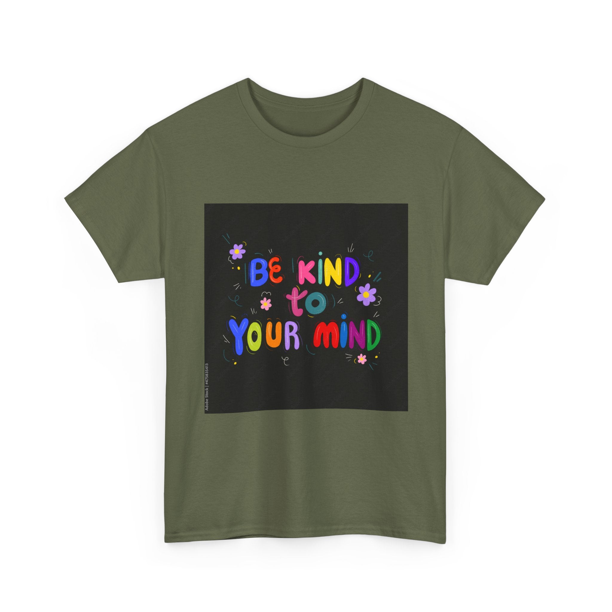 "Be Kind to Your Mind", Motivational Shirt, Gift for Mental Health Awareness, Casual Wear, [...]