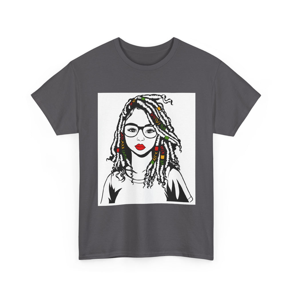 " It's the Locs" Tee, Unisex Heavy Cotton Shirt, Casual Wear for Art Lovers, Gift for Creative Friends, Perfect for Everyday Outfits