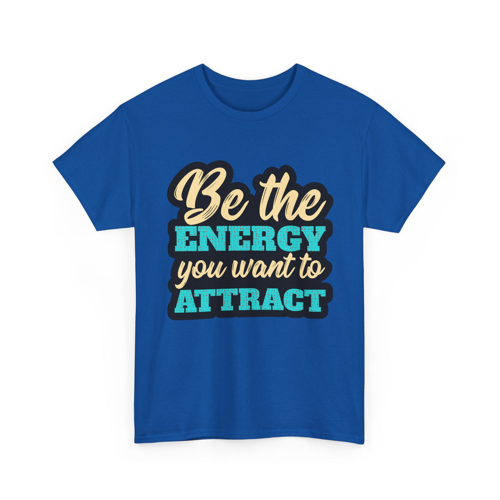 'Positive Energy "Tee, Motivational Graphic T-Shirt, Inspirational Gift, Casual Wear, Self-Care Reminder, Everyday Comfort