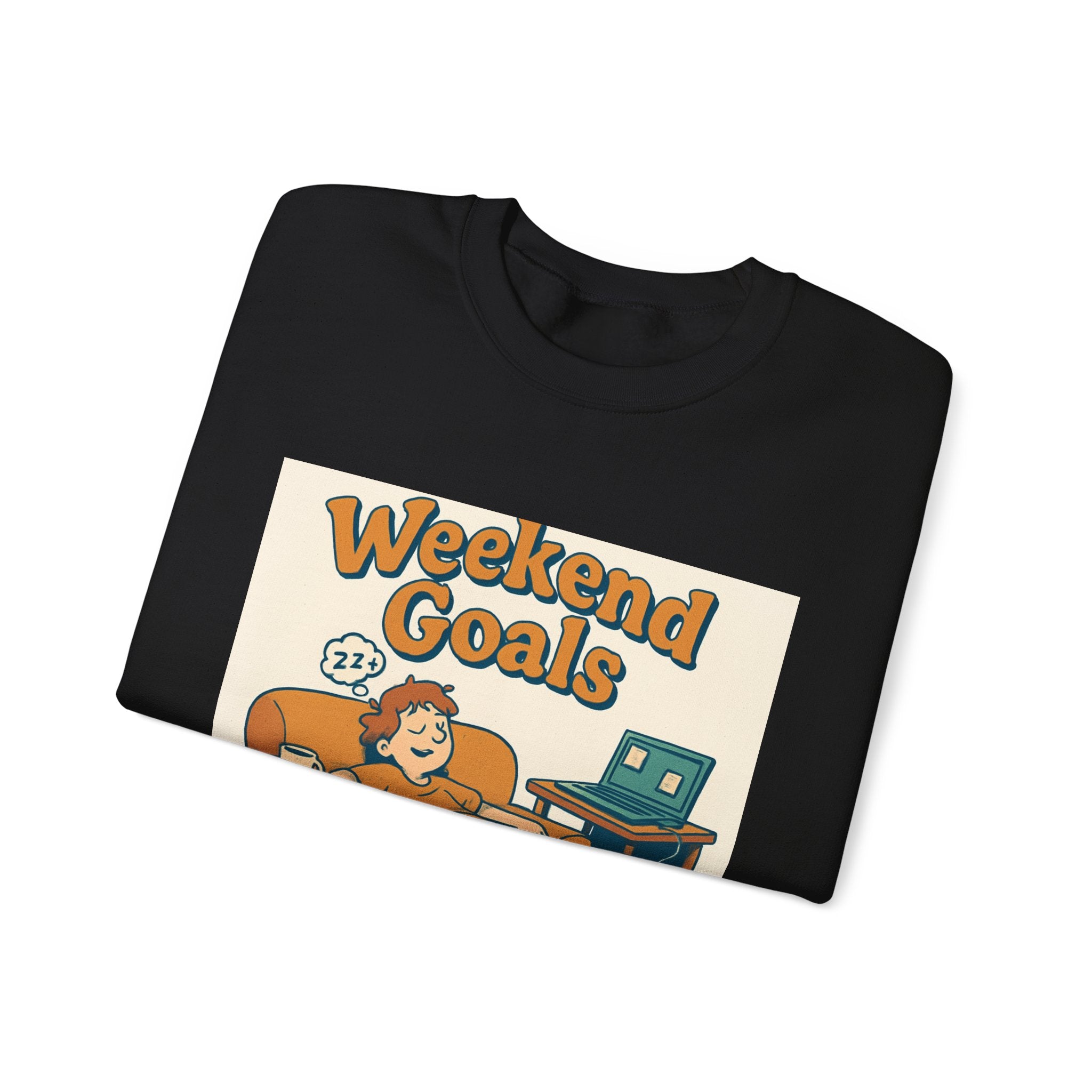 " Weekend Goals" Unisex Heavy Blend™ Crewneck Sweatshirt