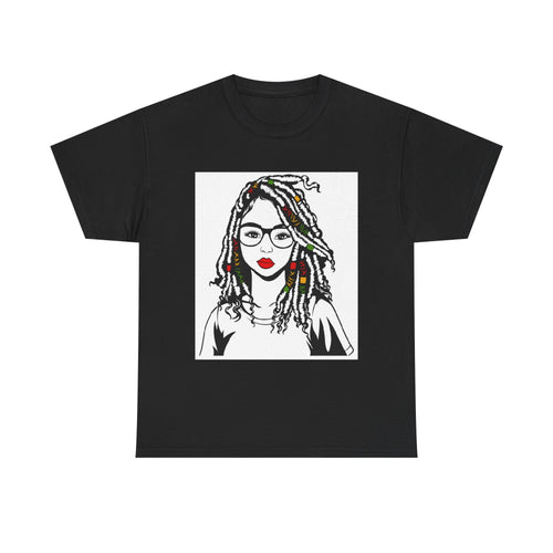 " It's the Locs" Tee, Unisex Heavy Cotton Shirt, Casual Wear for Art Lovers, Gift for Creative Friends, Perfect for Everyday Outfits